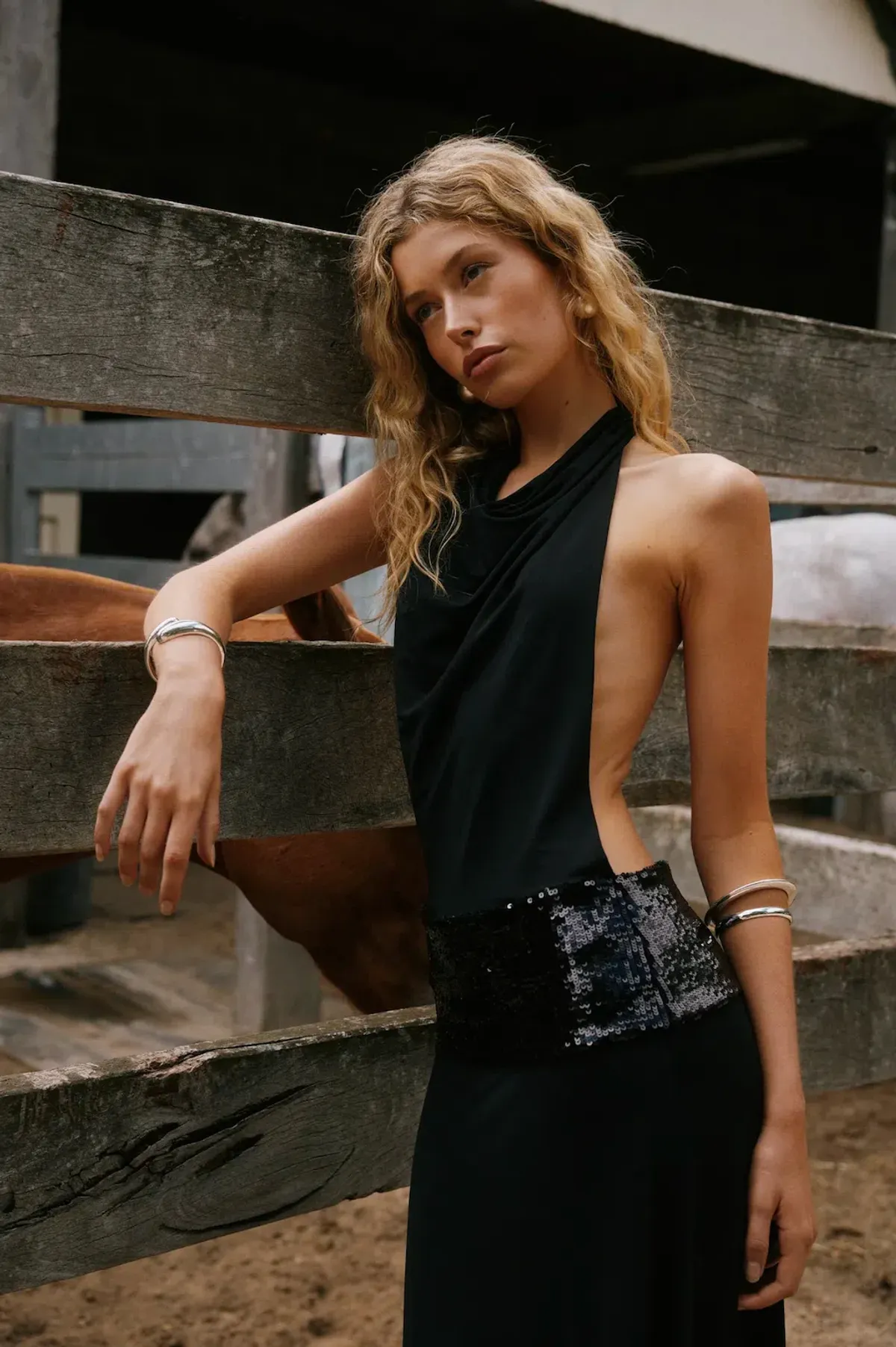 Ance Gria Adele Gown Black Size S / AU 8 - Image 4