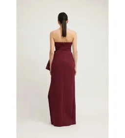 Tojha November Dress in Merlot Size AU 8 for rent on The Volte - image 4
