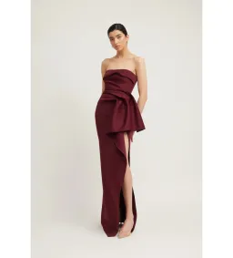 Tojha November Dress in Merlot Size AU 8 for rent on The Volte - image 3