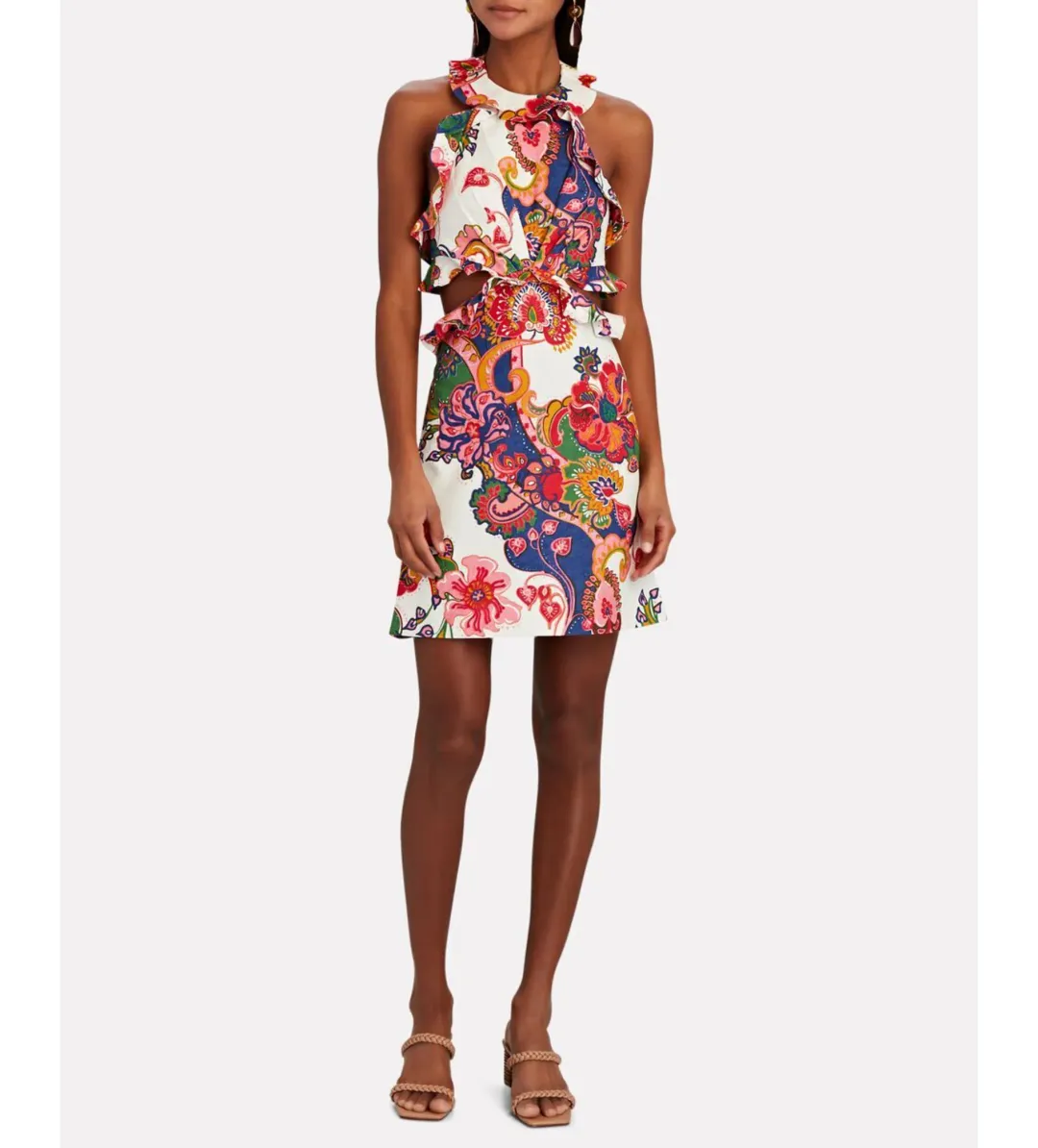 Zimmermann Lovestruck Mini Dress in Floral Paisley Size 1/AU 10 for rent on The Volte - main image