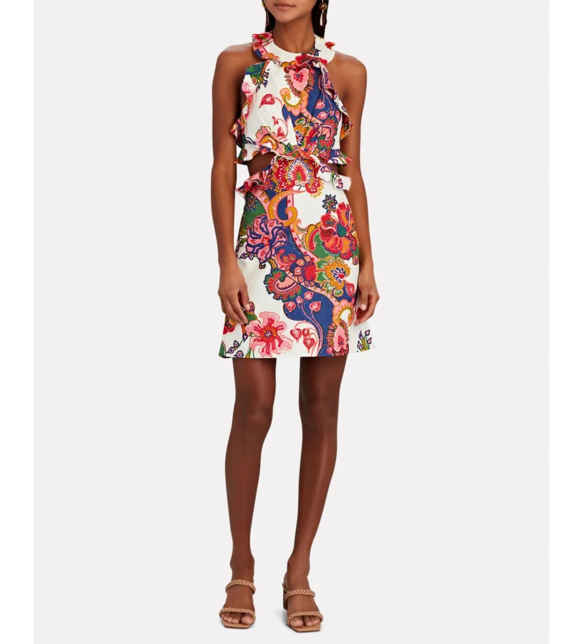 Zimmermann Lovestruck Mini Dress in Floral Paisley Size 1/AU 10 for rent on The Volte - main image
