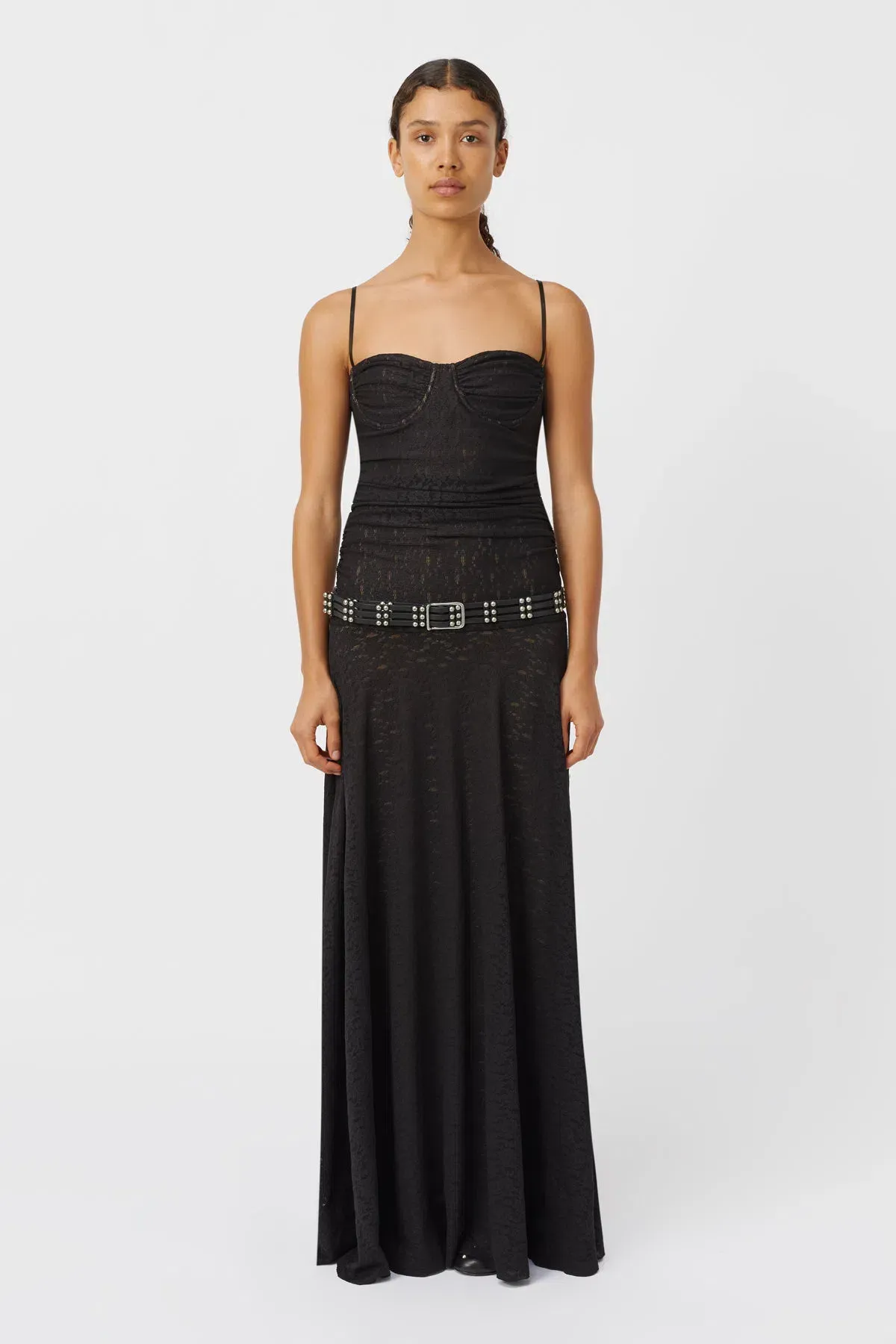 Camilla & Marc Camille Lace Maxi Dress Black Size 8 - Image 2