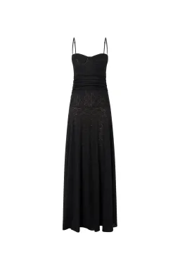 Camilla & Marc Camille Lace Maxi Dress Black Size 8 for rent on The Volte - image 6