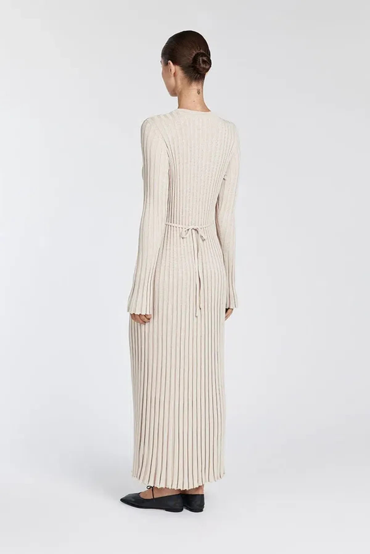 Ada Srone Long Sleeve Midi Dress Size 10 - Image 4