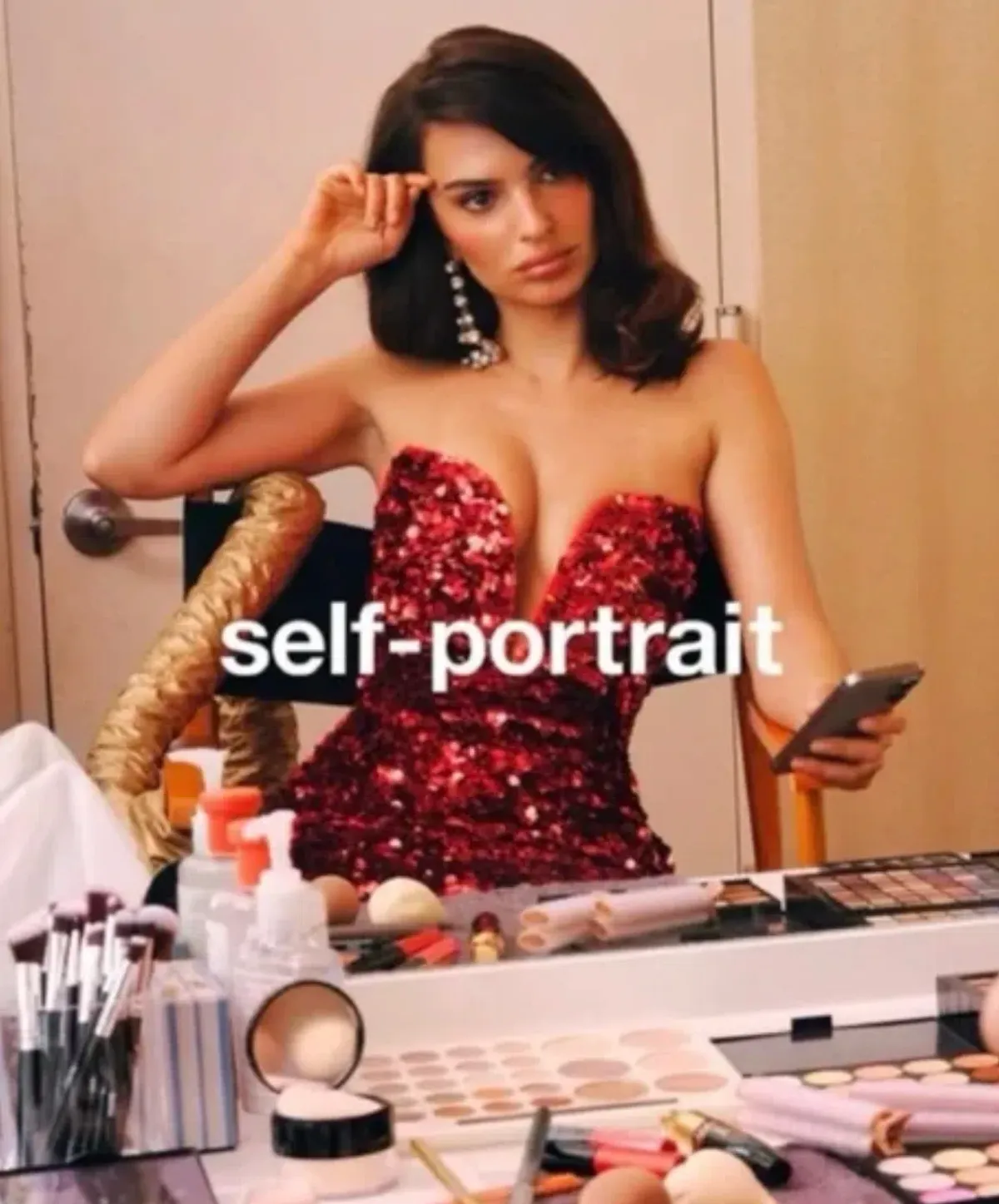 Self Portrait 3D Maxi Dress in Red Sequin AU 6 XS - Image 4