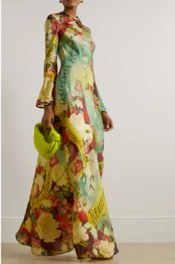 Zimmermann Wonderland Silk Bias Maxi Slip Dress Size AU 12 for rent on The Volte - image 1