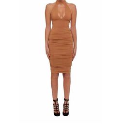 Kookai Kylie Dress Brown Size 1 for rent on The Volte - image 1