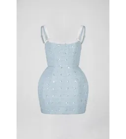 Atoir Honey Mini Dress Vintage Blue Size XS / AU 6 for rent on The Volte - image 3