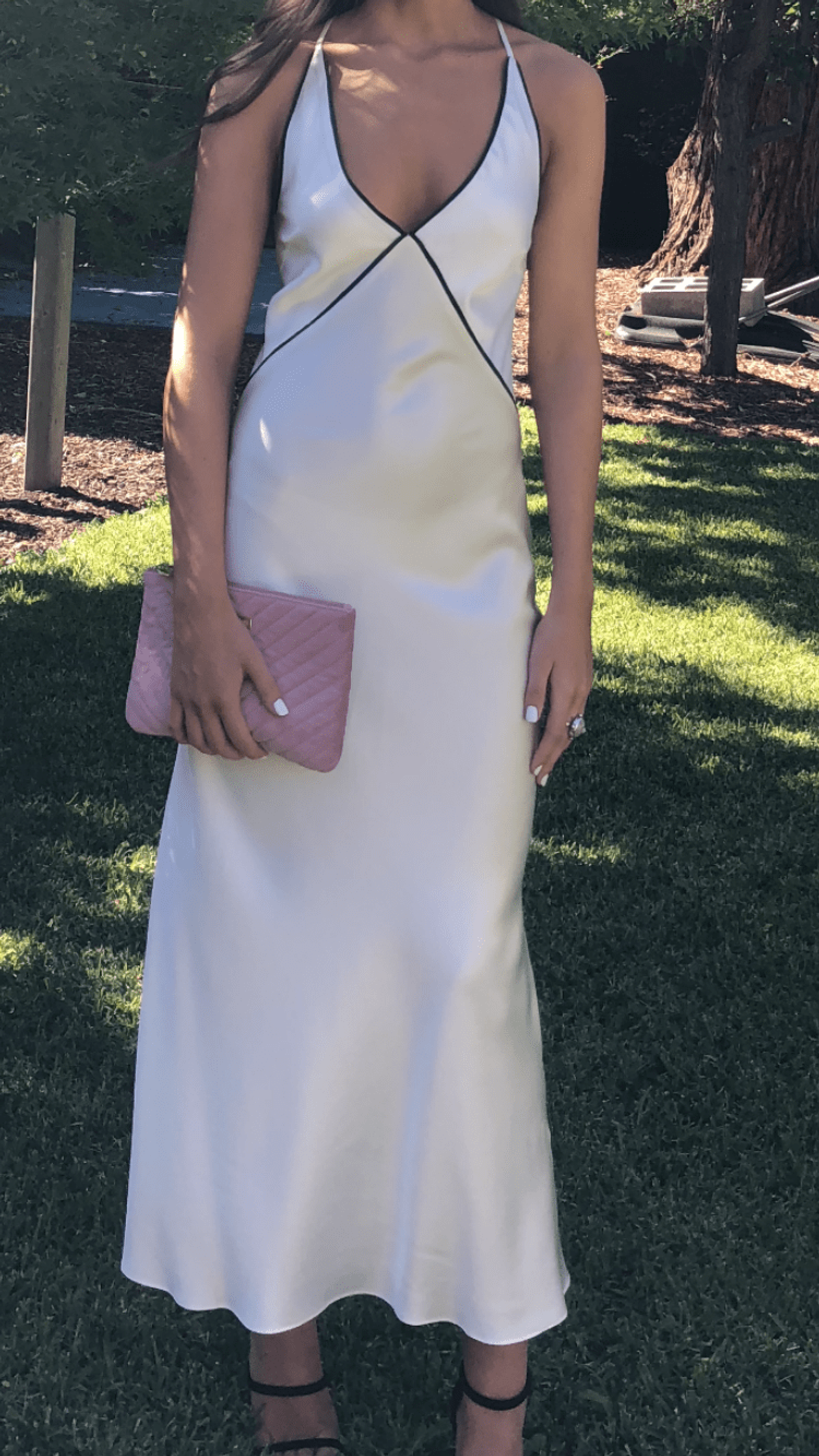 Chosen by Tuchuzy Ivylee Slip Dress White Size 6 - Image 3