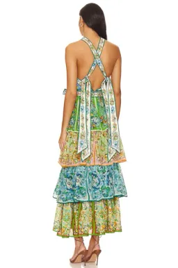 Alemais Dreamer Halter Tier Maxi Dress Multi Size 12 for rent on The Volte - image 5