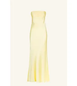 Shona Joy La Lune in Yellow Strapless Dress Size AU 8 for rent on The Volte - image 5
