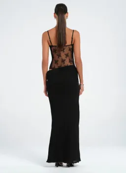 Benni Akio Maxi Dress Black Size 6 for rent on The Volte - image 3