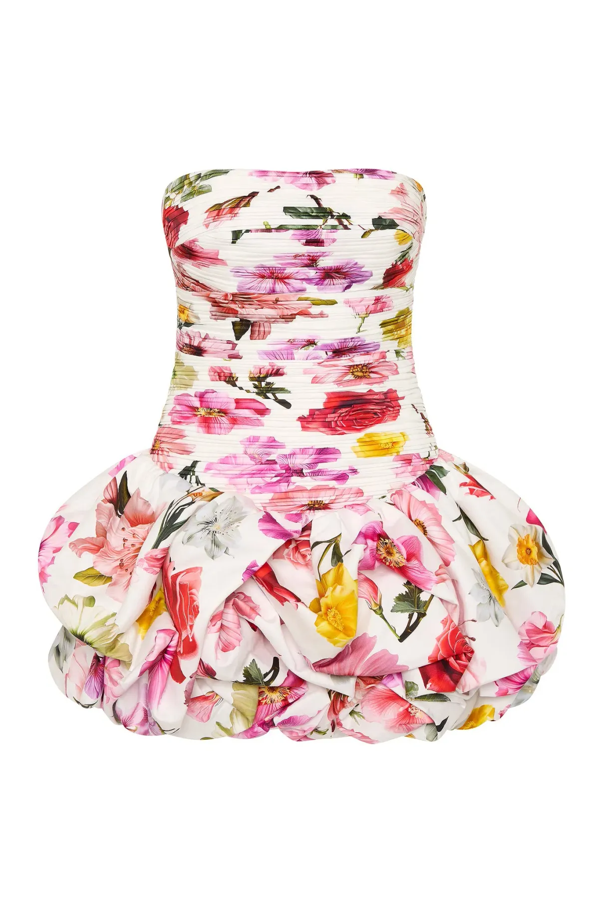 Aje Violette Bubble Hem Mini Dress Collage Floral Size 4 - Image 6