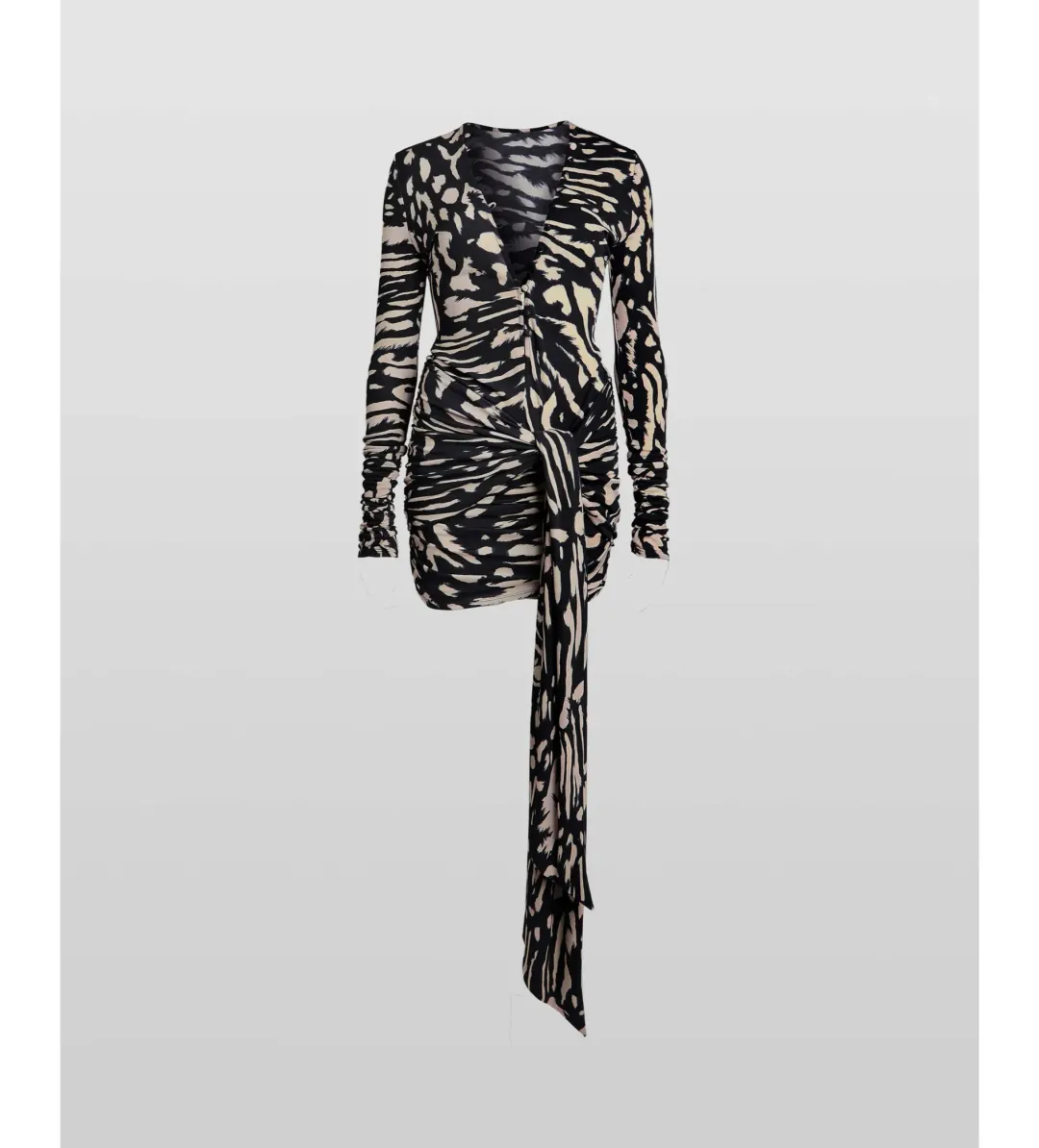 Rat & Boa Leontina Mini Dress Animal Print Size 6 for rent on The Volte - main image