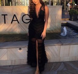 Alice McCall All Black Everything Gown Black Size 8 for rent on The Volte - image 2