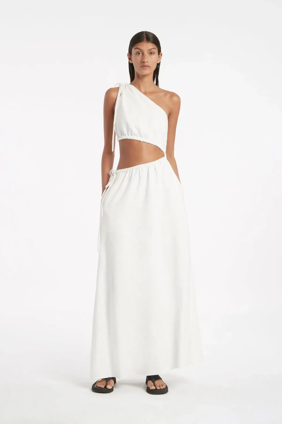 Sir The Label Blanche Asymmetrical Gown White Size 8 for rent on The Volte - main image