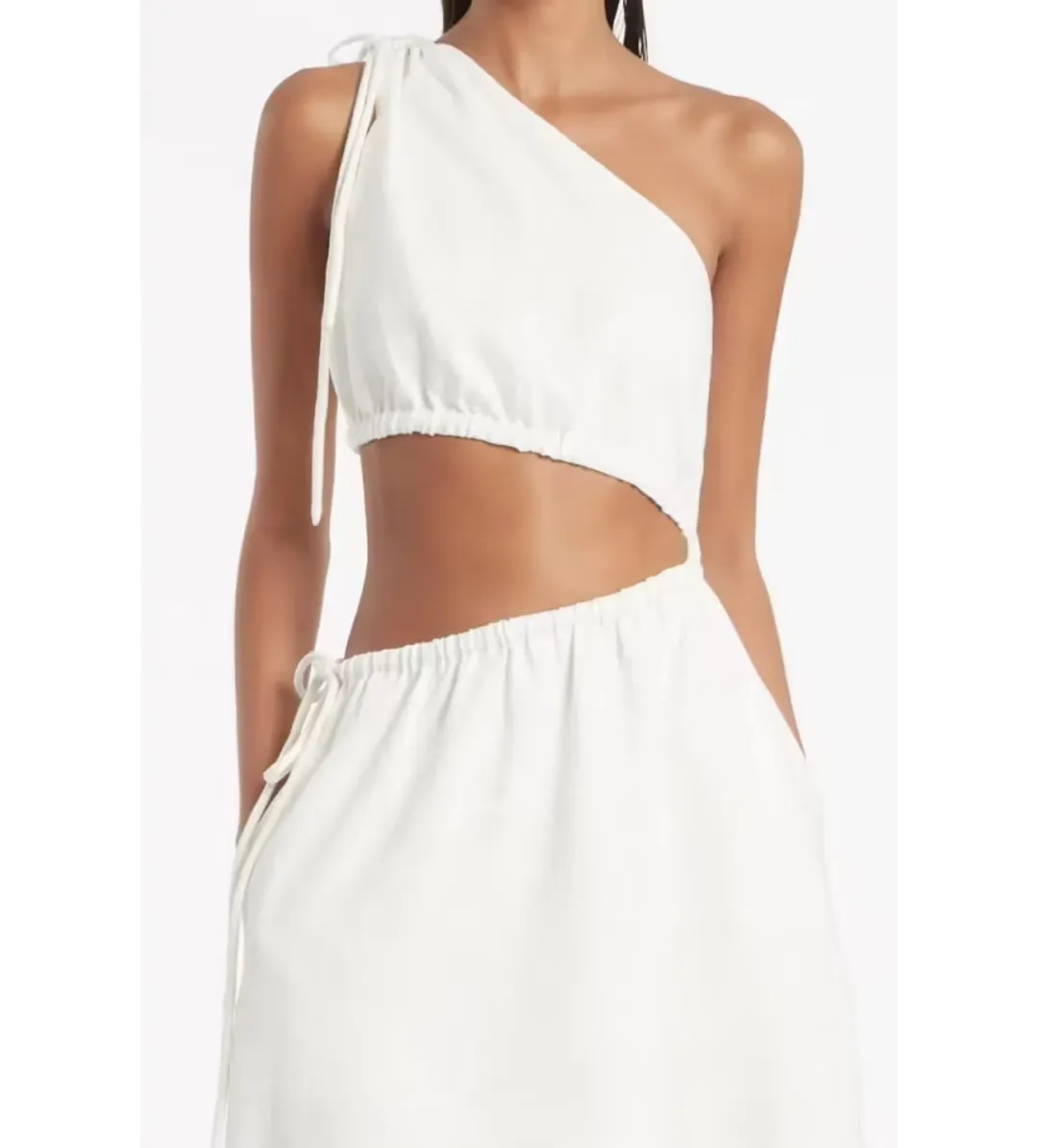 Sir The Label Blanche Asymmetrical Gown White Size 8 for rent on The Volte - main image