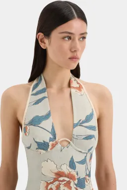 Sir The Label Roisin Halter Midi Floral Size 8 for rent on The Volte - image 4