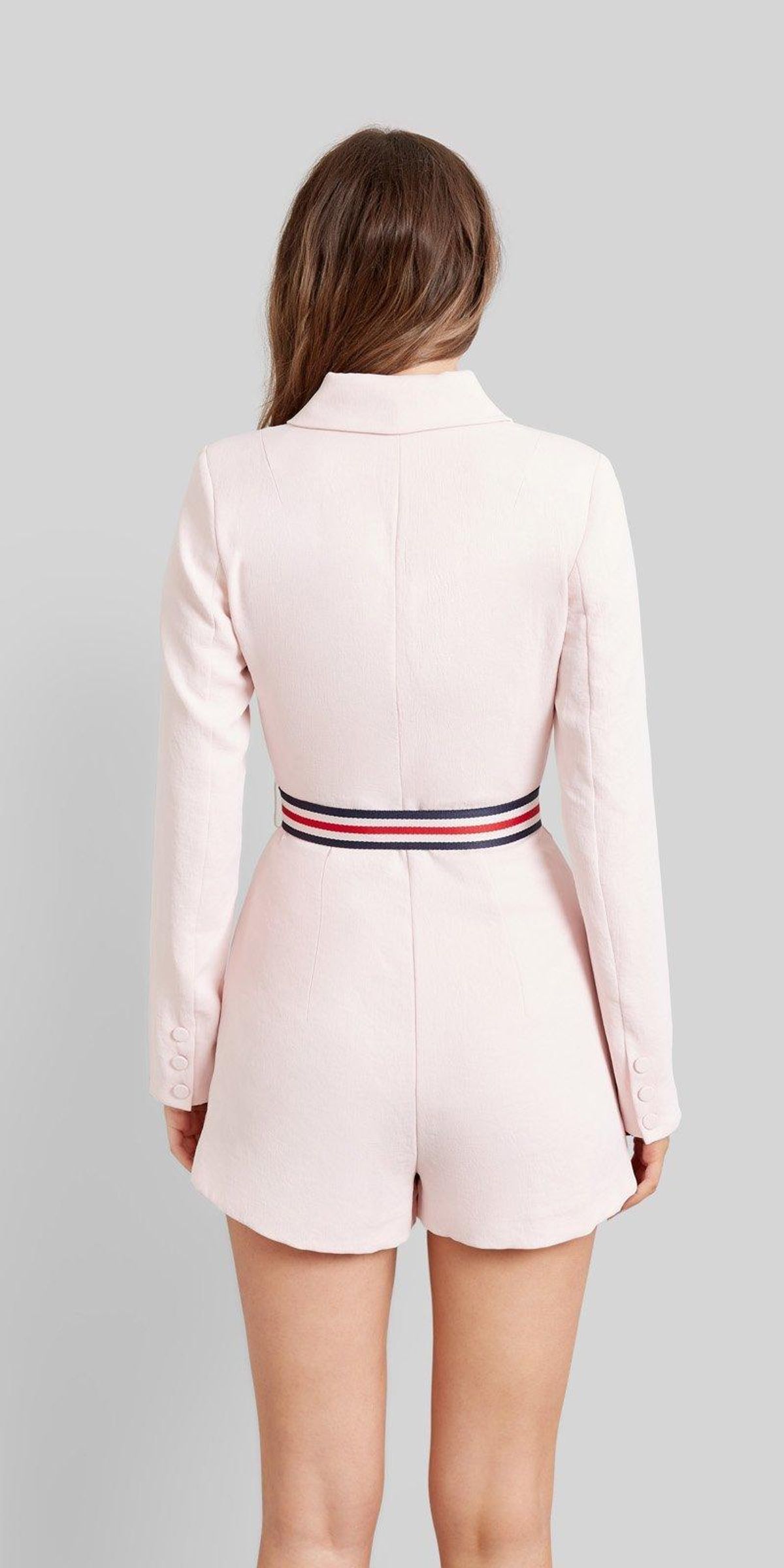 Kookai Ribbon Playsuit Pink size 8 - Image 2