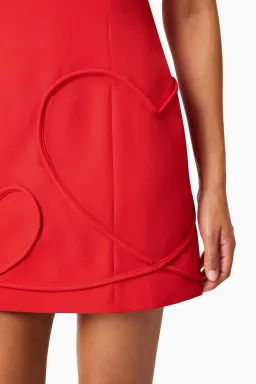 ELLIATT Buttercup Party Mini Dress Red Size M for rent on The Volte - image 3