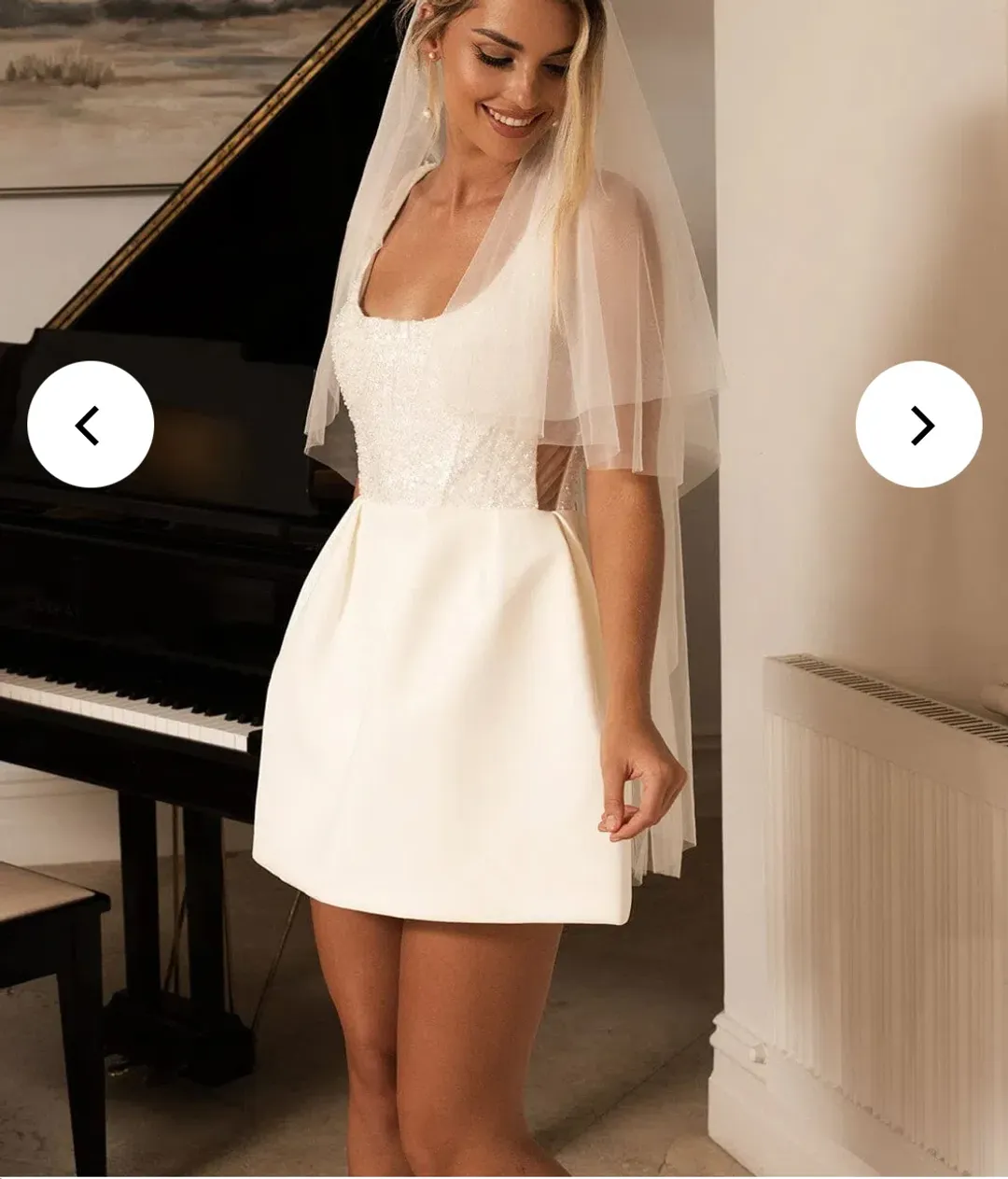 MILA beaded mini dress - L - NOODZ boutique for rent on The Volte - main image