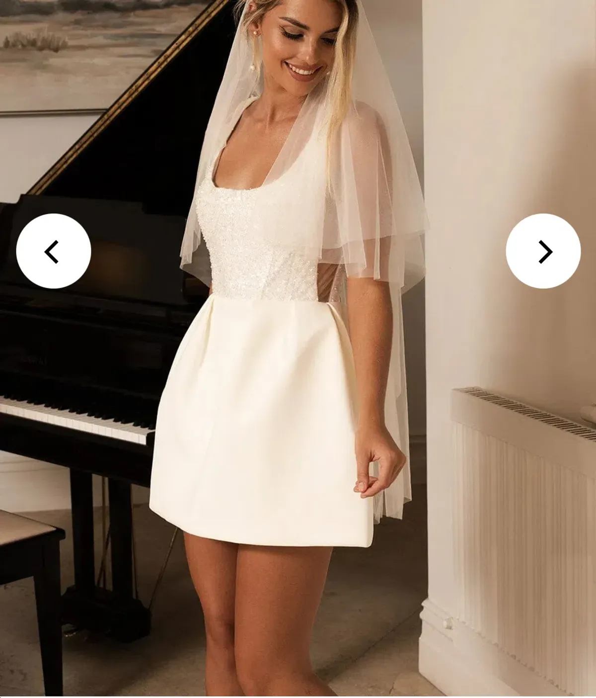 MILA beaded mini dress - L - NOODZ boutique for rent on The Volte - main image