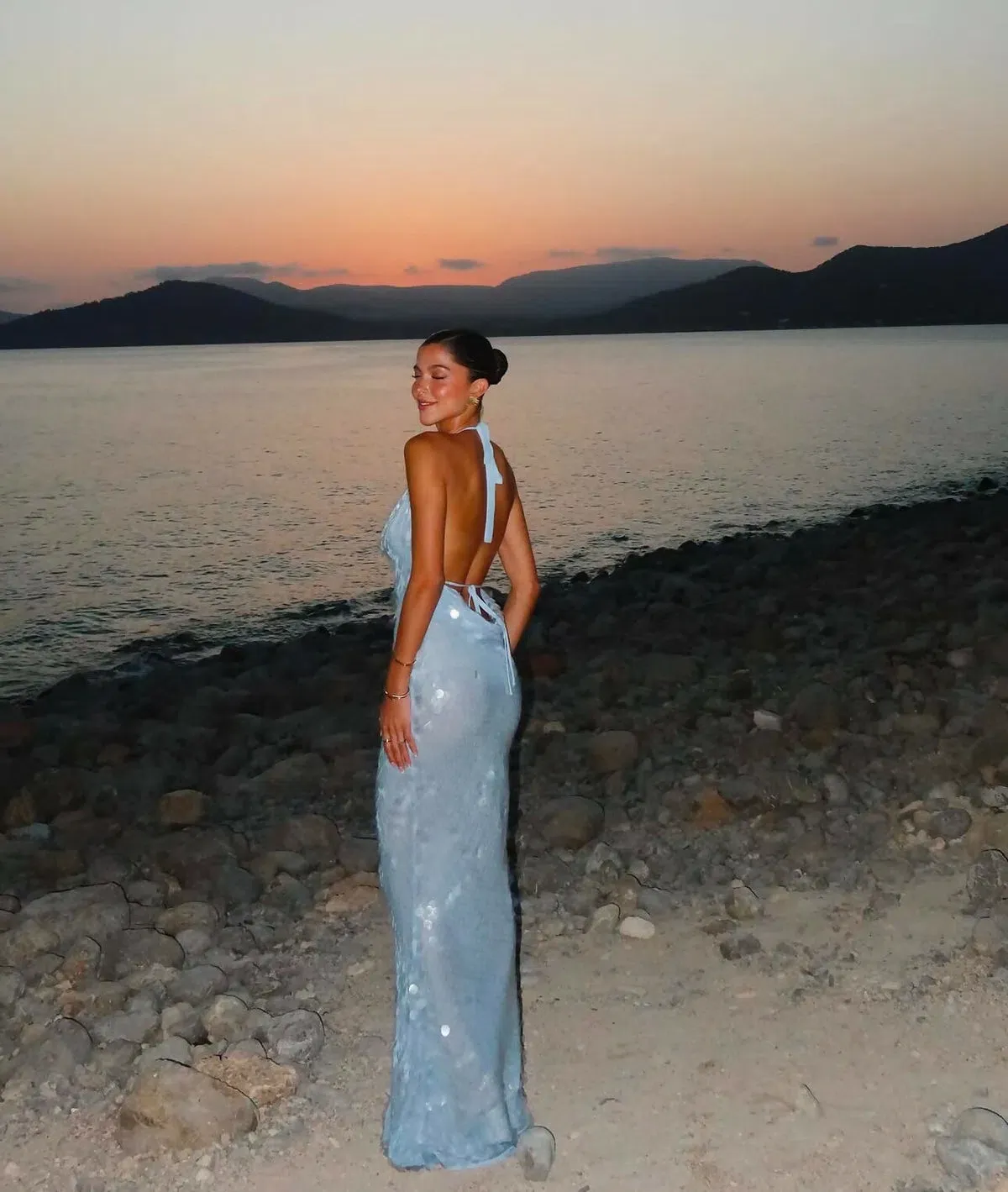 Rat and Boa Anais Dress Blue Size XS - Image 4