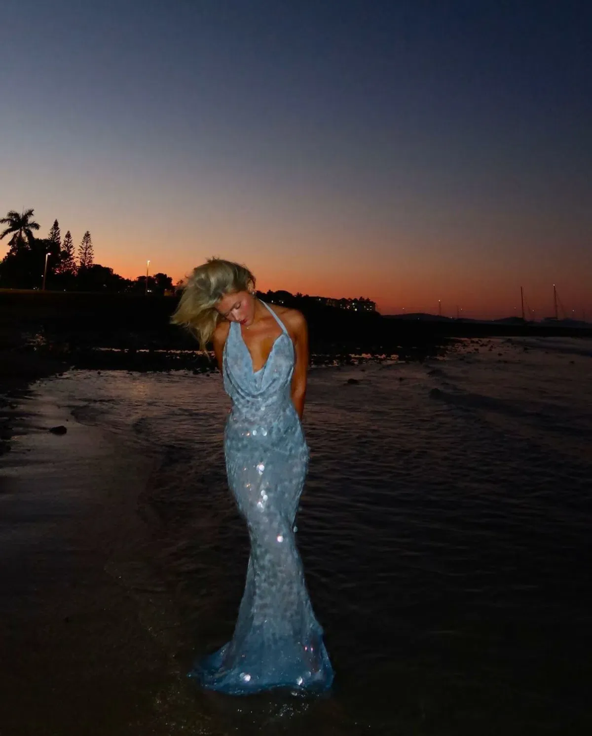 Rat and Boa Anais Dress Blue Size XS - Image 3