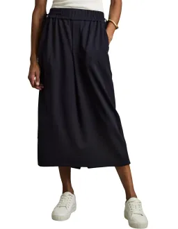 Reiss Nora Ruched Jersey Midi Skirt Navy Size AU 12 for rent on The Volte - image 2