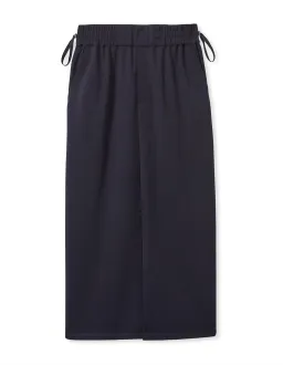 Reiss Nora Ruched Jersey Midi Skirt Navy Size AU 12 for rent on The Volte - image 4