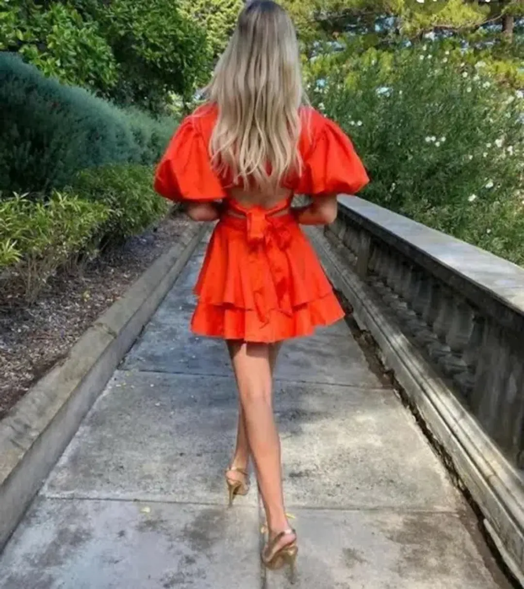 Aje Gracious Cut Out Mini Dress for rent on The Volte - main image