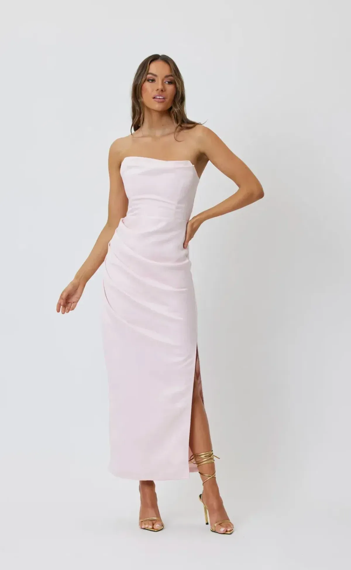 Bianca & Bridgett Evelyn Dress Blush - Image 4
