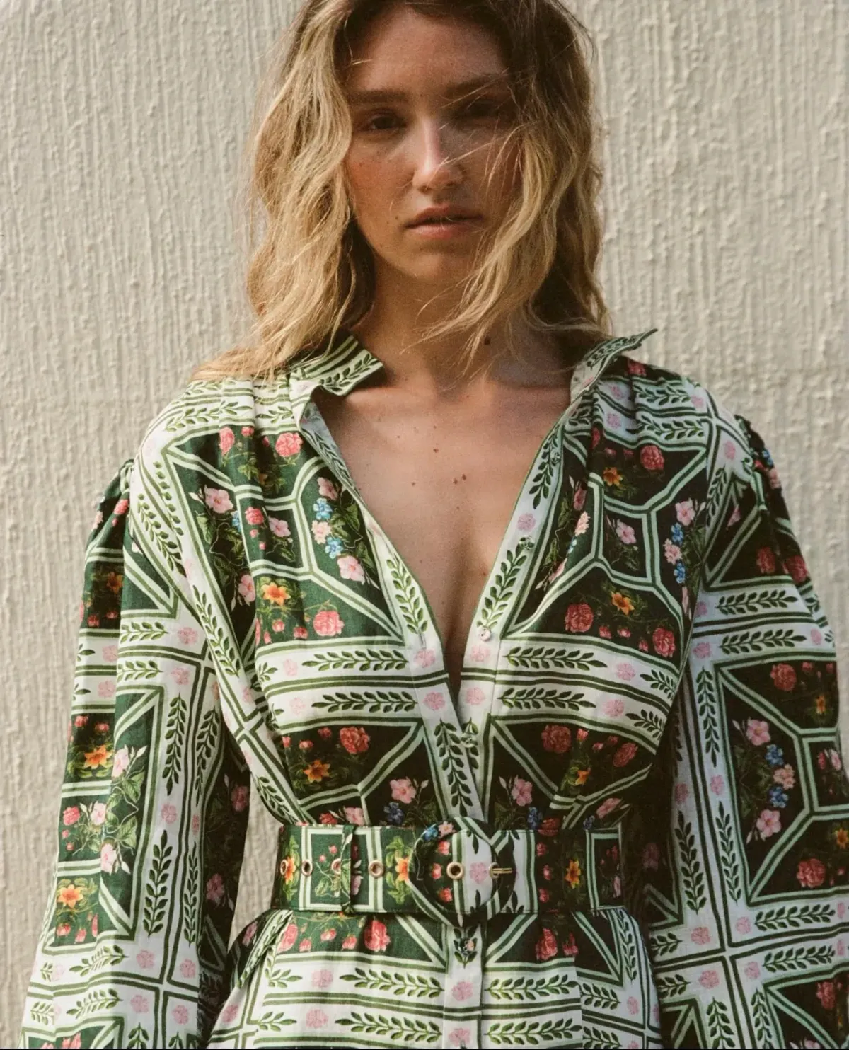 Palm Noosa Noddy Dress Size 14 Flora Tile - Image 2