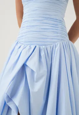 Aje Violette Bubble Hem Maxi Blue Size AU 8 for rent on The Volte - image 5