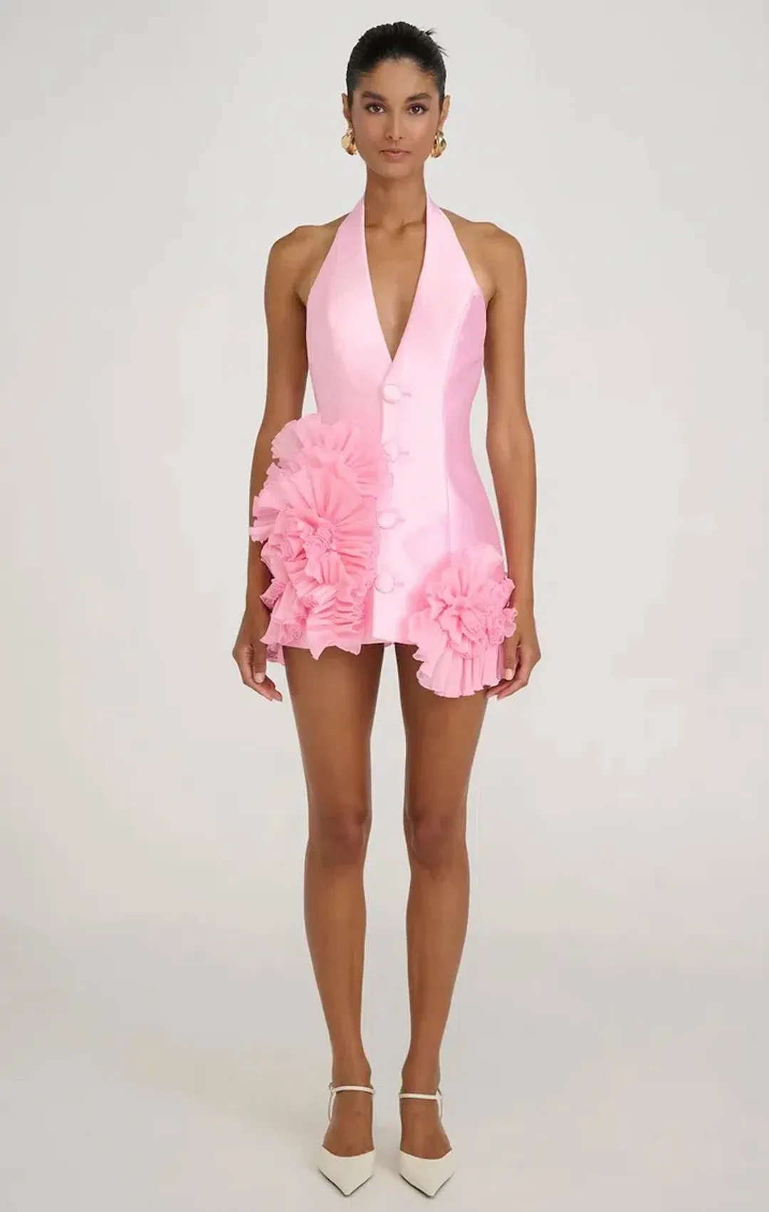 Eliya The Label Belinda Dress Baby Pink Size 8 for rent on The Volte - main image