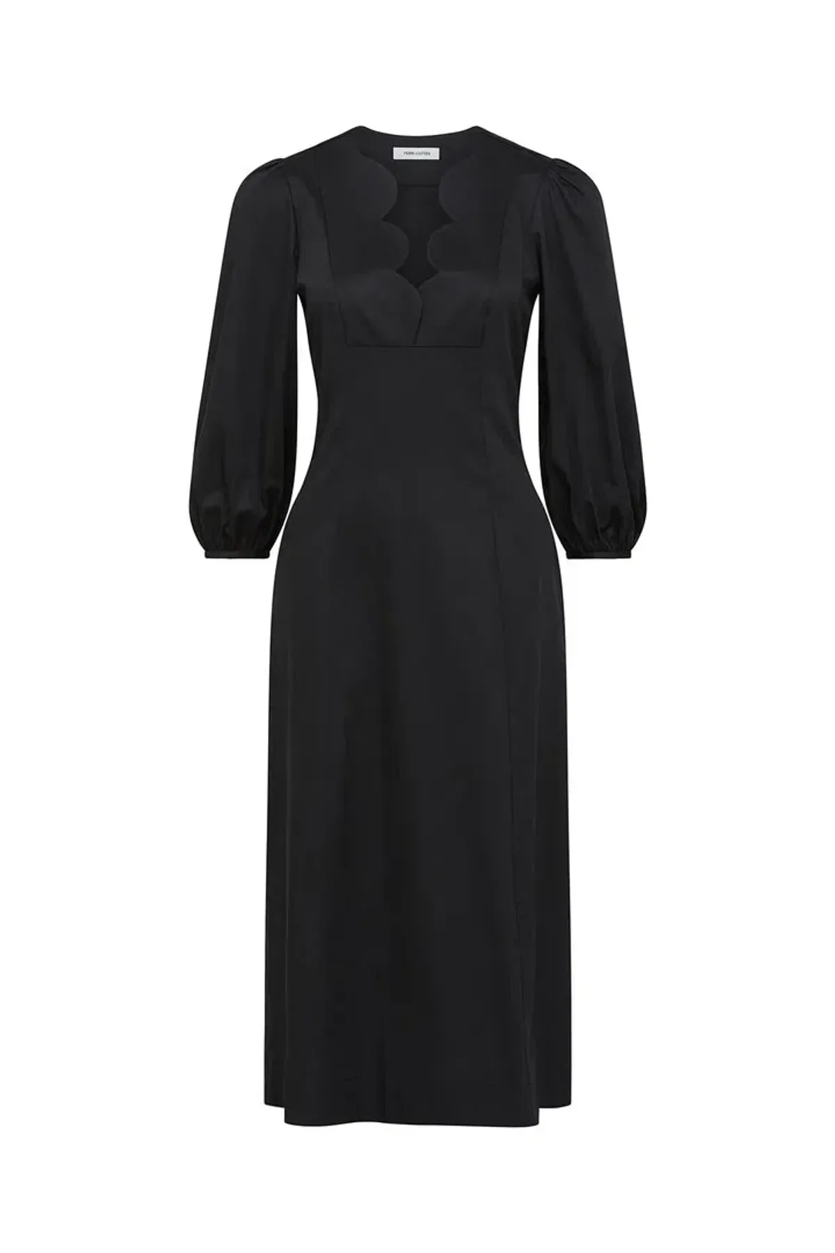Perri Cutten Eloise Midi Dress Black Size AU 12 - Image 5