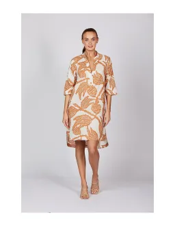 Adrift Lana Shift Midi Dress Print Size 14/L for rent on The Volte - image 2