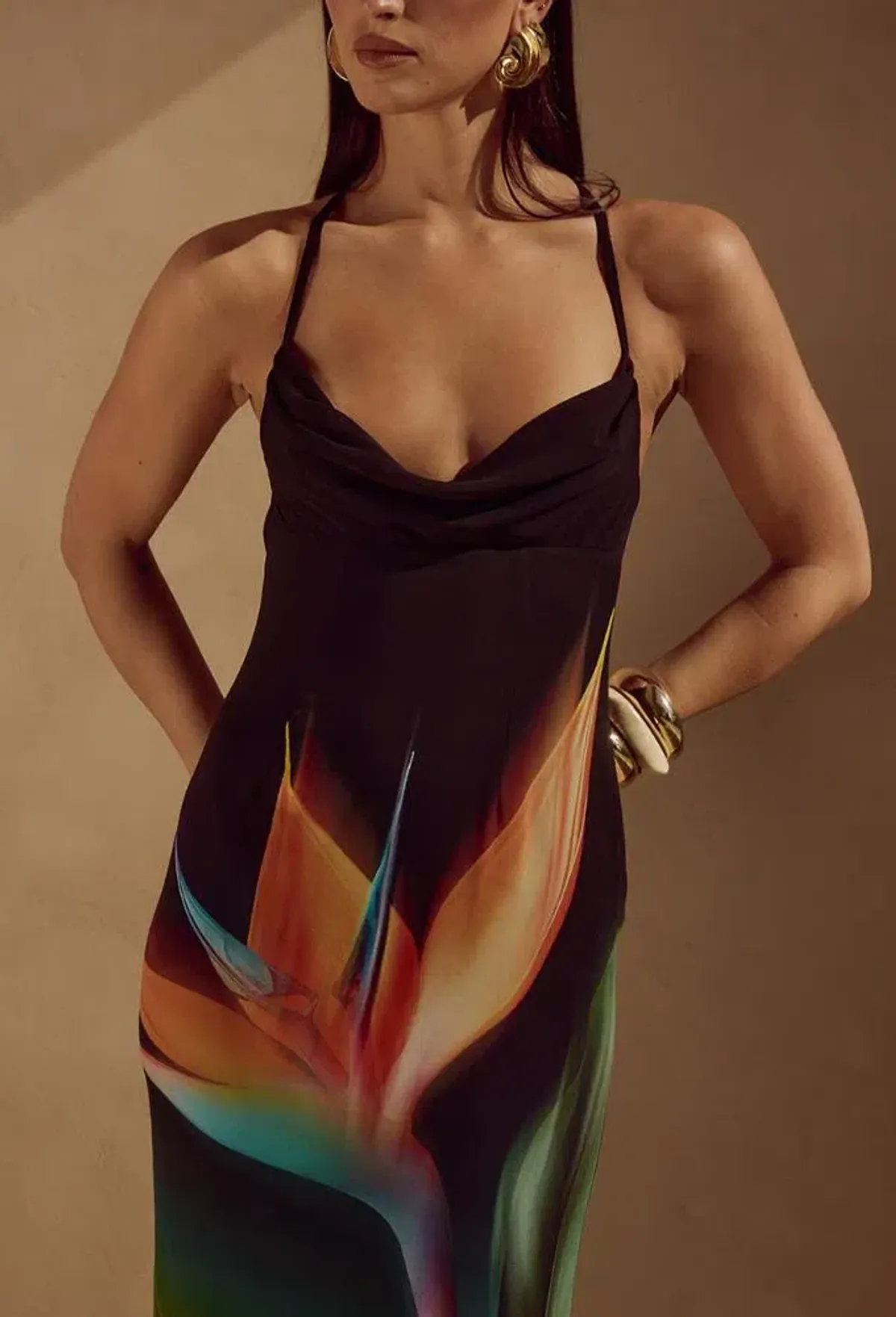 Runaway The Label Lorelai Paradise Maxi Dress Multi Size 6/XS - Image 3