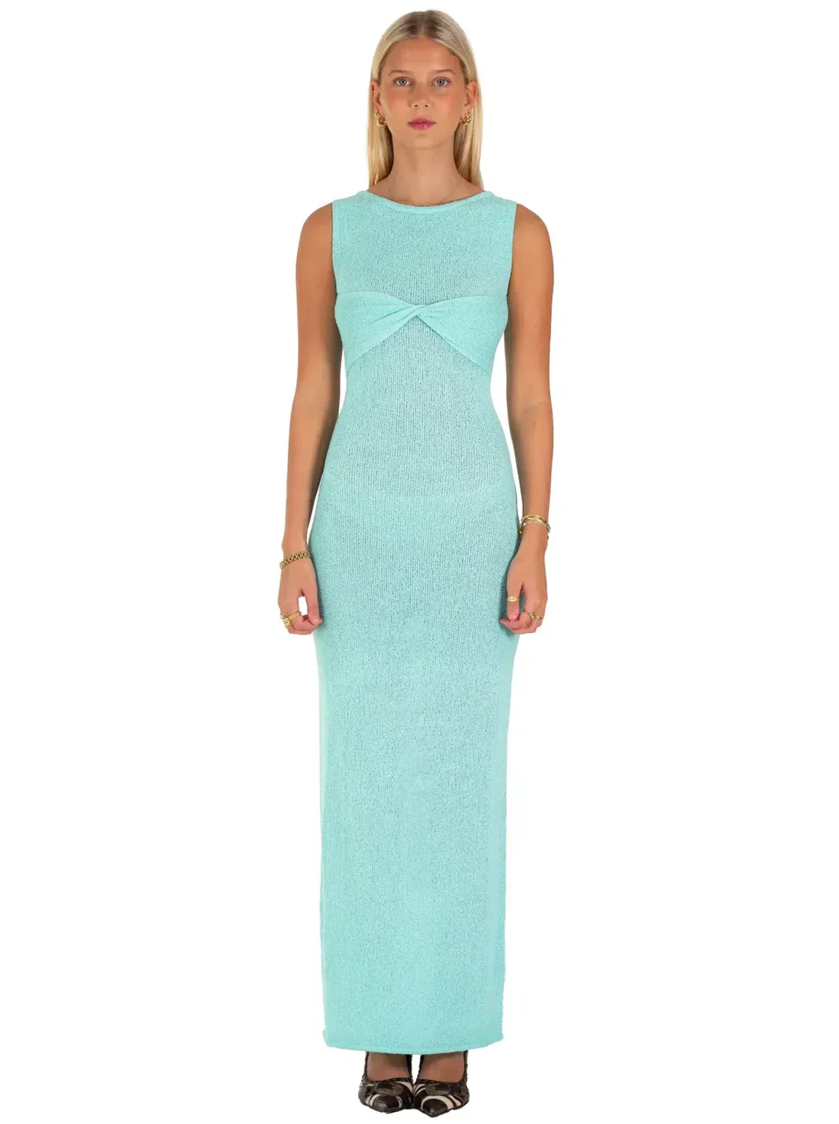 I am Delilah Giselle Maxi Dress Aquamarine Blue Size S / Aus 8 for rent on The Volte - main image