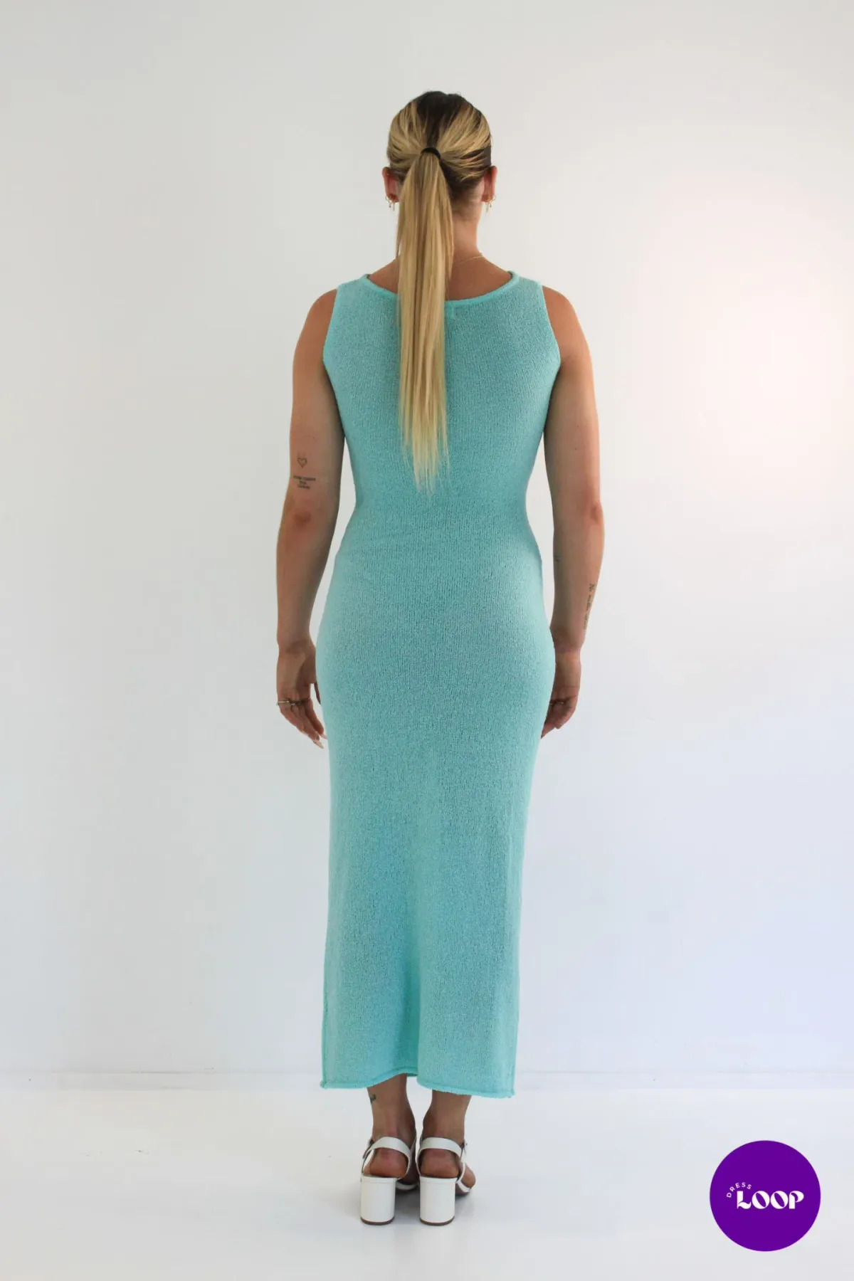 I am Delilah Giselle Maxi Dress Aquamarine Blue Size S / Aus 8 - Image 3