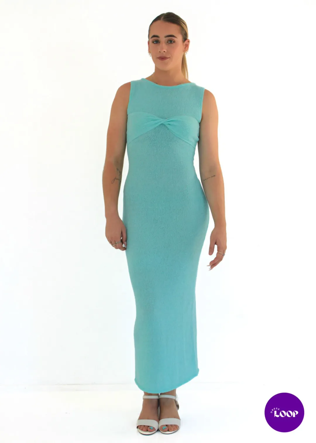 I am Delilah Giselle Maxi Dress Aquamarine Blue Size S / Aus 8 for rent on The Volte - main image