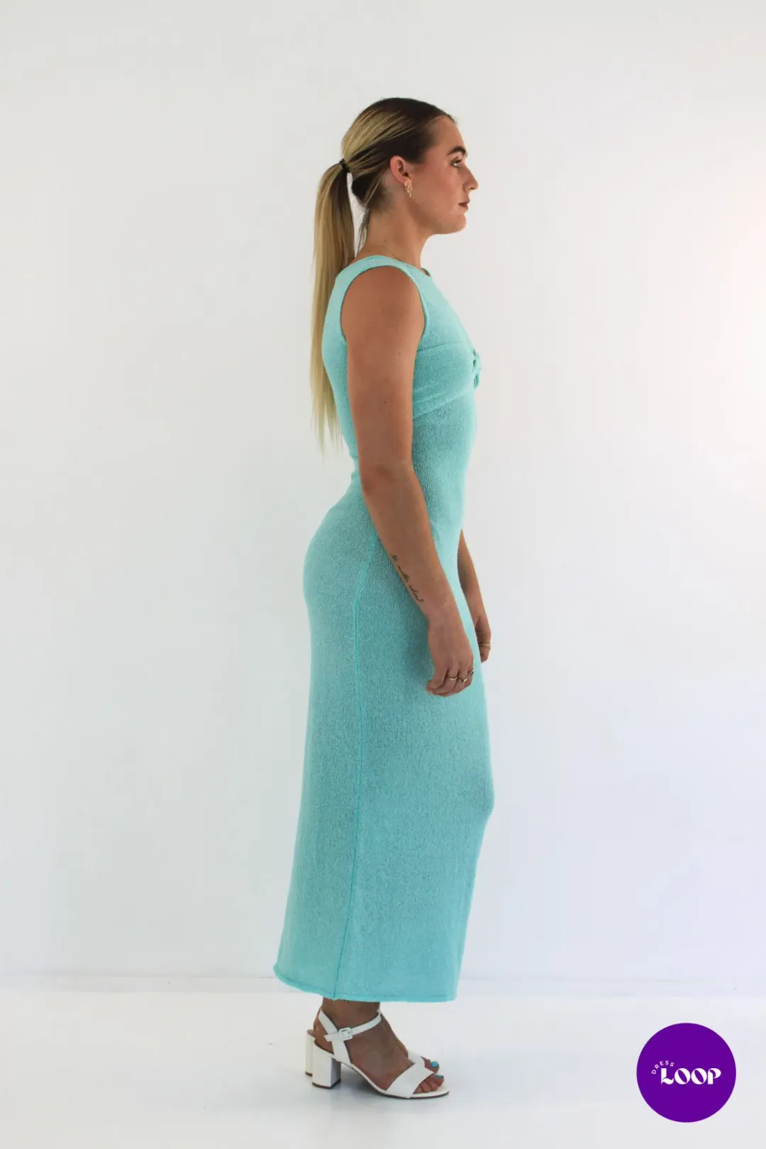 I am Delilah Giselle Maxi Dress Aquamarine Blue Size S / Aus 8 for rent on The Volte - main image