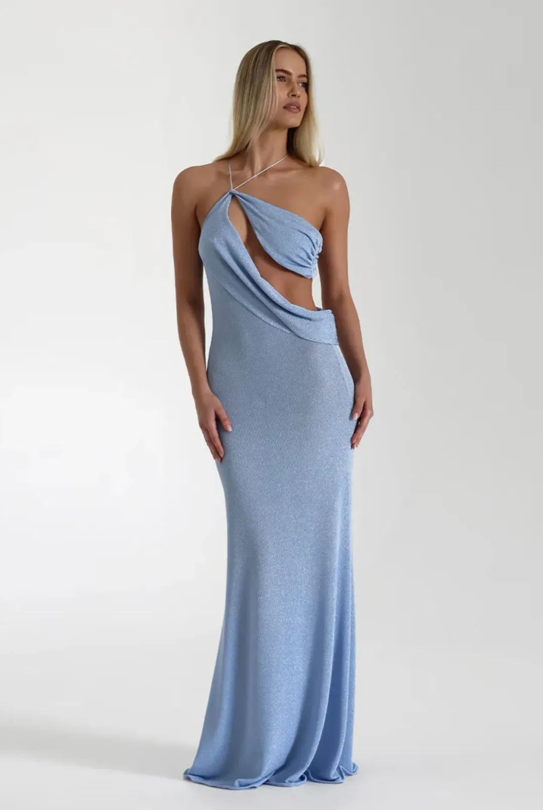 Natalie Rolt Elissa Maxi Dress Blue Size 1 / Aus 8 for rent on The Volte - main image