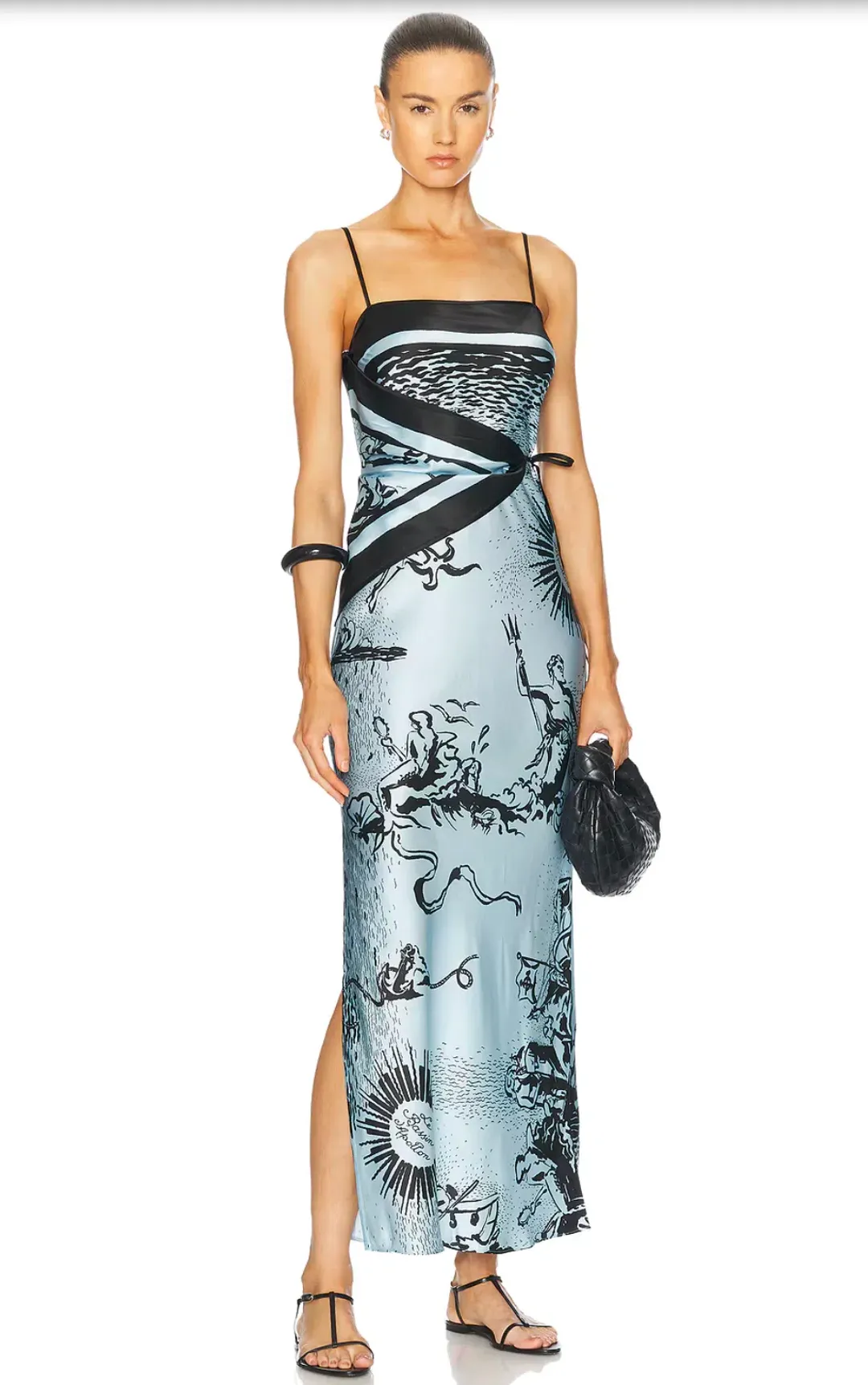Sir The Label Dreamwood Scarf Maxi Dress Print Size 1 / AU 8 for rent on The Volte - main image