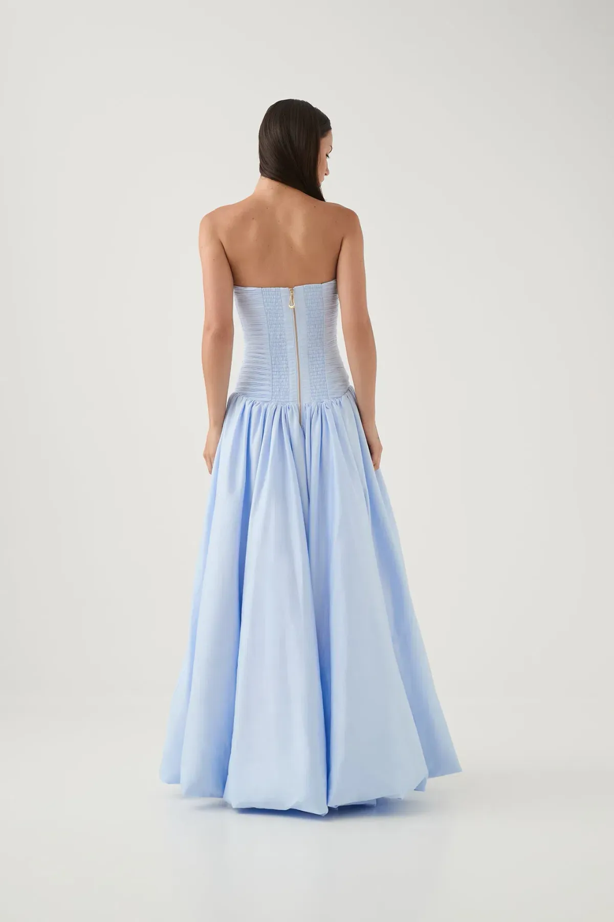 Aje Violette Bubble Hem Maxi Blue AU Size 10 - Image 6