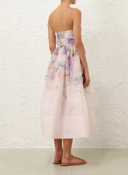 Zimmermann Dawning Corset Dress Floral Print Size 2/AU Size 12 for rent on The Volte - image 3