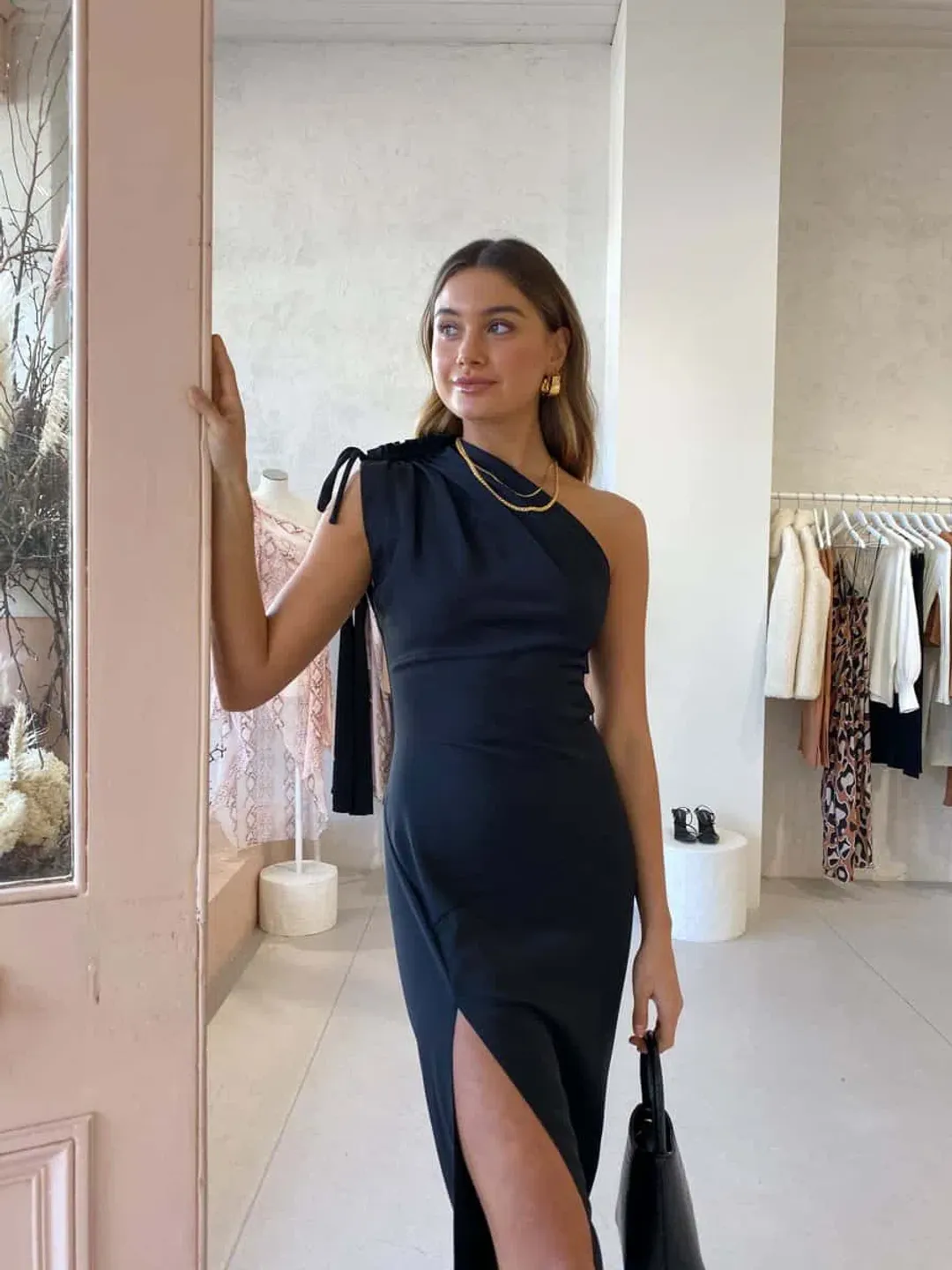 By Johnny One Shoulder Jasmine Dress Size AU 10 for rent on The Volte - main image