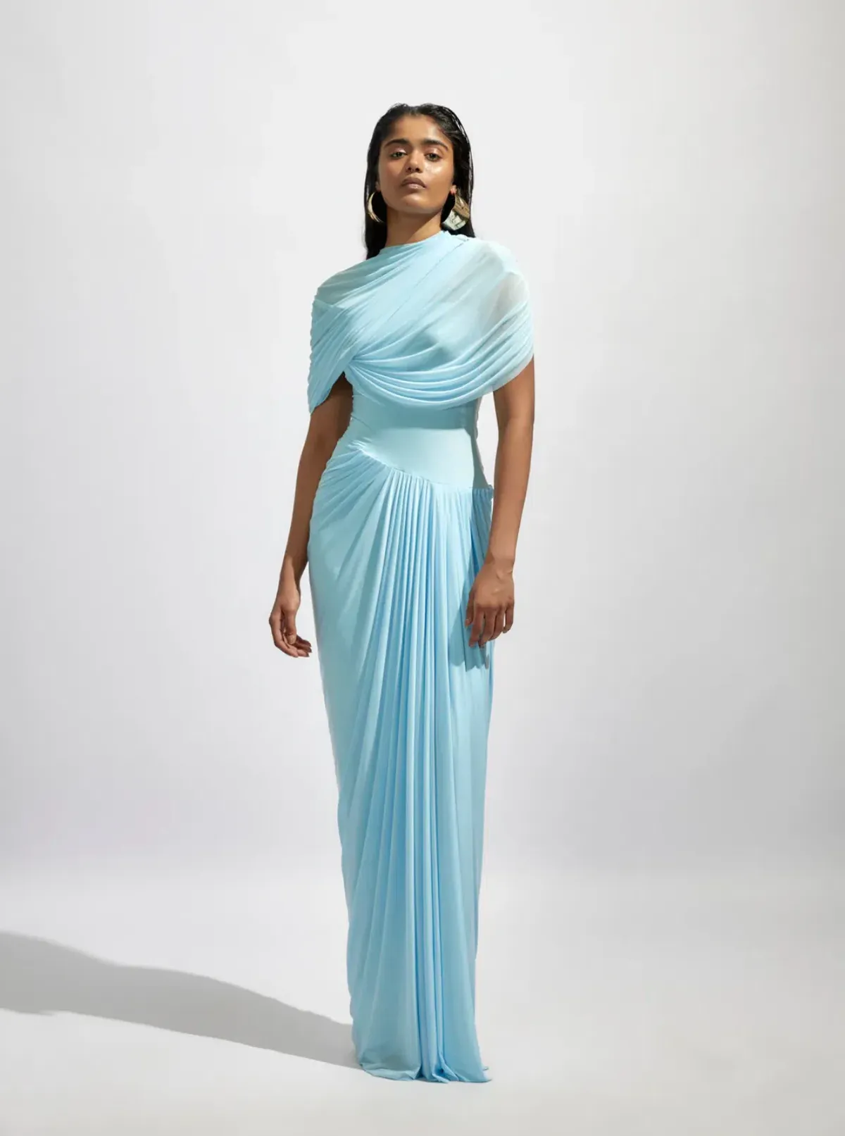 Deme by Gabriella Jasmine Gown Blue Size 8 - Image 1