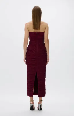 Rachel Gilbert Jensen Burgundy Dress Size AU 12 for rent on The Volte - image 2