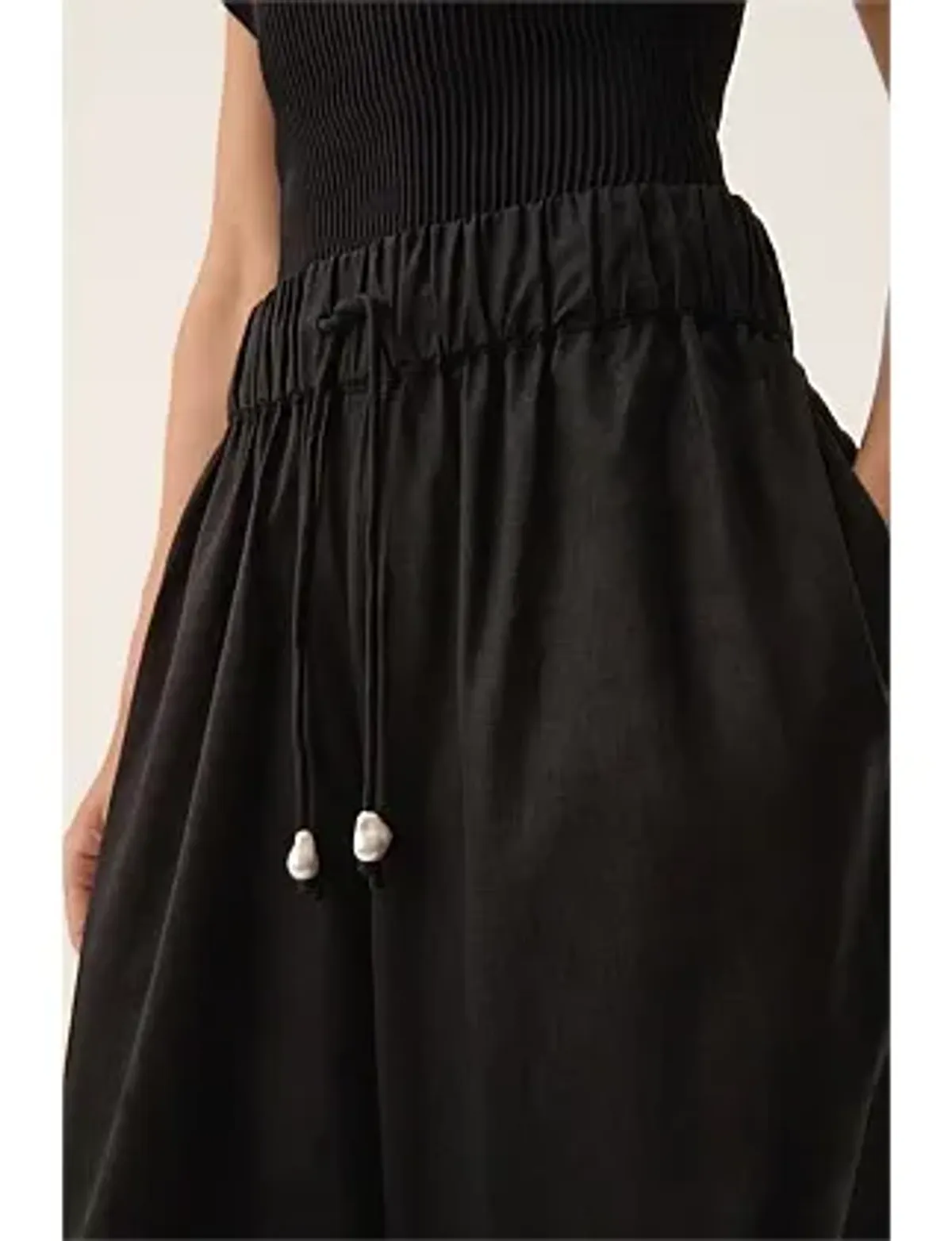 Aje Airlie Relaxed Pants in Black Size AU 8 - Image 5